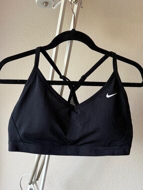 Nike Dri-Fit Black Sports Bra - Size XL